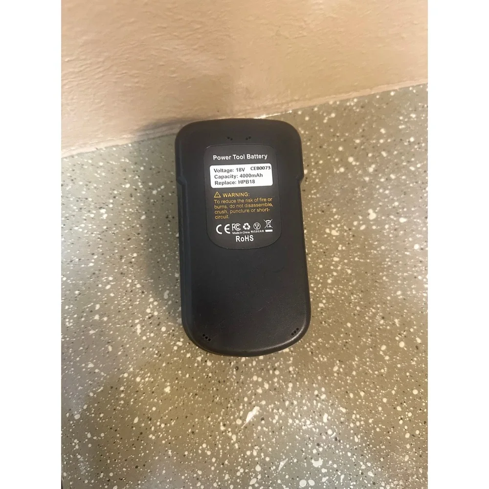18V 4000mAh Power‎ Tool Battery CEB0073 Replace HPB18 Black